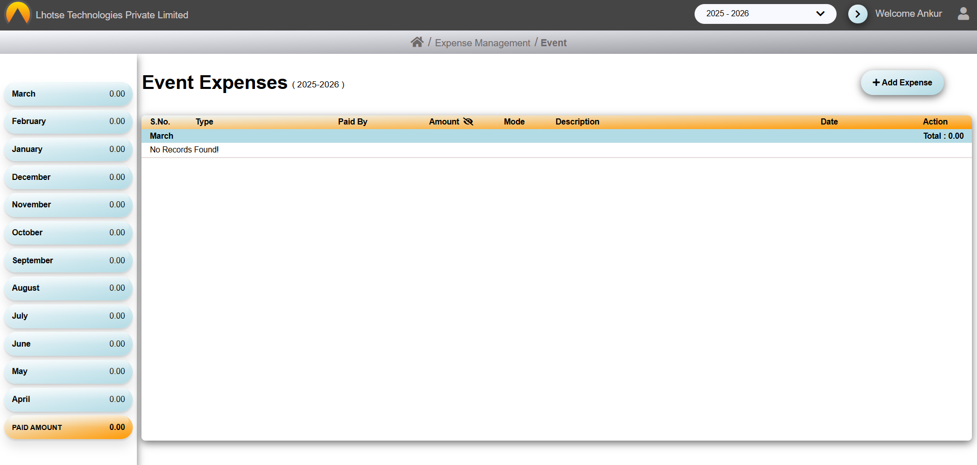 event-expenses-screen-with-list-of-records