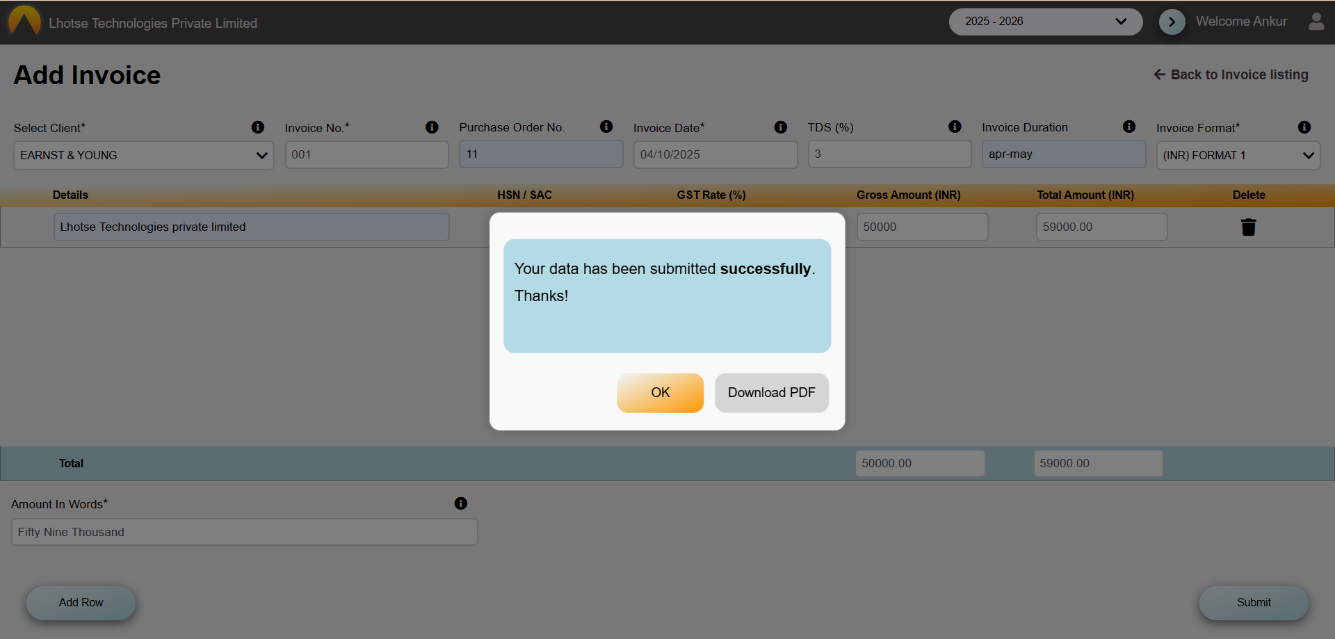 popup-with-successfull-message