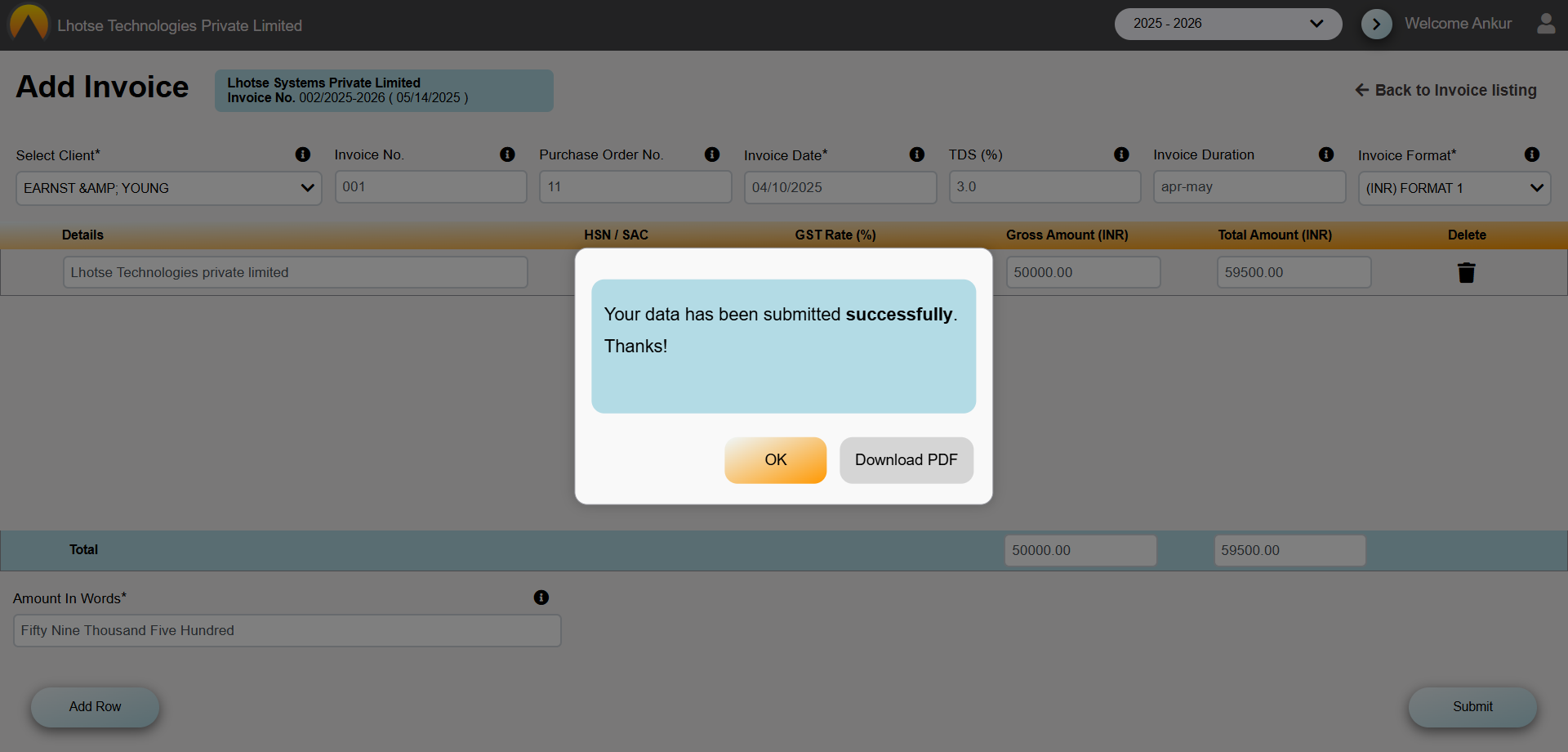 popup-with-successfull-message